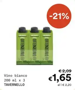 Borello Supermercati Vino bianco Tavernello offerta