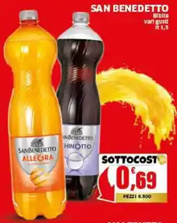 Mercati Alimentari San Benedetto bibite vari gusti offerta