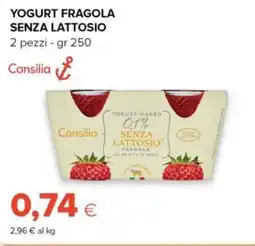 Oasi Yogurt fragola senza lattosio Consilia offerta