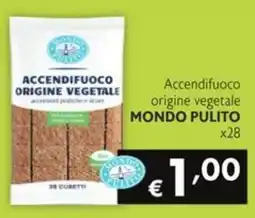 SuperW Accendifuoco origine vegetale Mondo Pulito offerta
