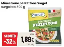 Coop Trentino Minestrone pezzetttoni Orogel offerta