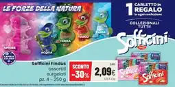 Coop Trentino Sofficini Findus assortiti surgelati offerta