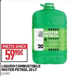 Ottimax Liquido combustibile Mister Petrol offerta