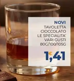 Moderna Tavoletta cioccolato le specialita' vari gusti offerta