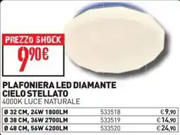 Ottimax Plafoniera led diamante cielo stellato offerta