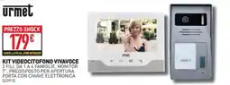 Ottimax Kit videocitofono vivavoce Urmet offerta
