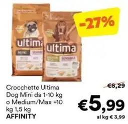 Unes Crocchette Ultima Dog Mini offerta