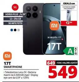 Comet Xiaomi 17T Smartphone offerta