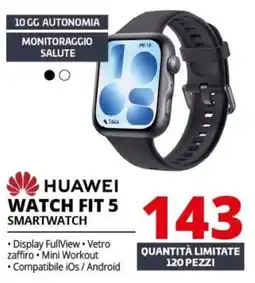Comet Huawei Watch Fit 5 Smartwatch offerta
