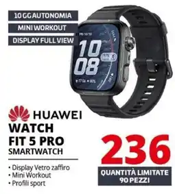 Comet Huawei Watch Fit 5 Pro Smartwatch offerta