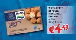 Pam Polpette di pesce merluzzo Frosta offerta