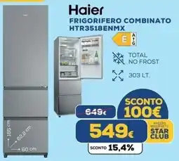 Euronics Tufano Haier frigorifero combinato offerta