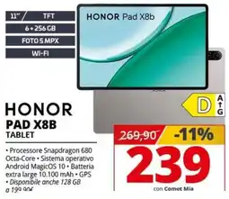 Comet Honor Pad X8b Tablet offerta
