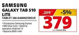 Comet Samsung Galaxy Tab S10 Lite offerta