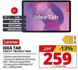 Comet Lenovo Idea Tab offerta