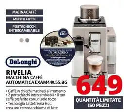 Comet DeLonghi Macchina Caffè Automatica Rivelia offerta