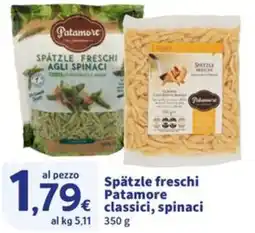 Sigma Spätzle freschi Patamore classici, spinaci offerta
