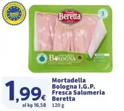 Sigma Mortadella Bologna I.G.P. Fresca Salumeria Beretta offerta