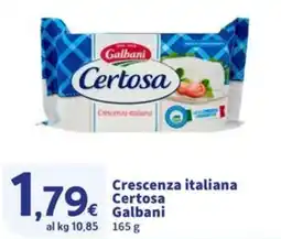 Sigma Crescenza italiana Certosa Galbani offerta