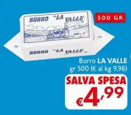 Maxi Supermercati Burro La Valle offerta