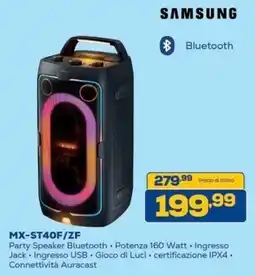Euronics Bruno Samsung Party Speaker Bluetooth offerta