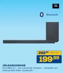 Euronics Bruno JBL SoundBar 2.1 offerta