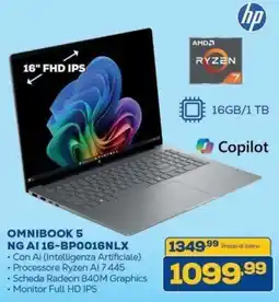 Euronics Bruno HP OMNIBOOK 5 offerta
