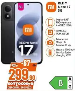 Expert Redmi Note 17 5G offerta