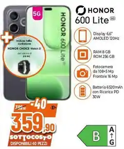 Expert Honor 600 Lite 5G offerta