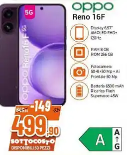 Expert Oppo Reno 16F offerta