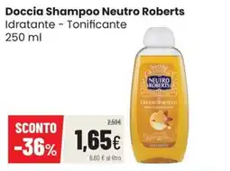 Coop Trentino Doccia Shampoo Neutro Roberts offerta