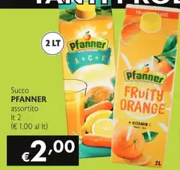 SuperW Succo PFANNER assortito offerta