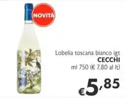 SuperW Lobelia toscana bianco igt Cecchi offerta