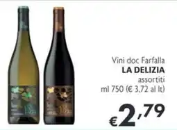 SuperW Vini doc Farfalla La Delizia offerta