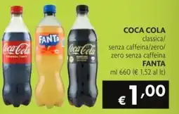 SuperW Coca Cola/ Fanta offerta