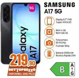 Expert Samsung A17 5G offerta