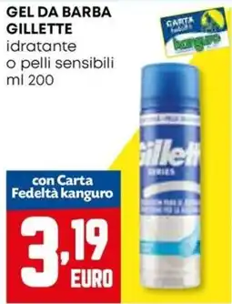 Kanguro Gel da barba Gillette idratante offerta