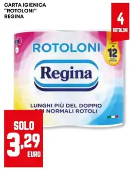 Kanguro Carta igienica rotoloni Regina offerta