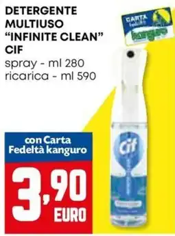 Kanguro Detergente multiuso Infinite Clean Cif offerta