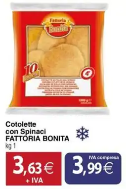 Docks Cash&Carry Cotolette con Spinaci Fattoria Bonita offerta