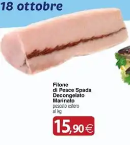 Docks Cash&Carry Filone di Pesce Spada offerta