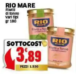 Mercati Alimentari Rio mare filletti di tonno offerta