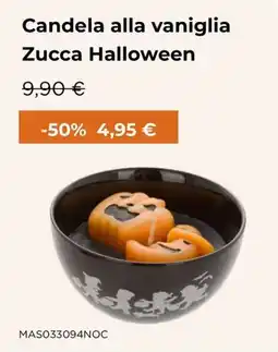 Kasanova Candela alla vaniglia Zucca Halloween offerta