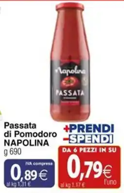 Docks Cash&Carry Passata di Pomodoro Napolina offerta
