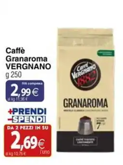 Docks Cash&Carry Caffè Granaroma Vergnano offerta