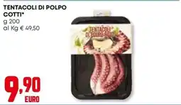 Kanguro Tentacoli di polpo cotti offerta
