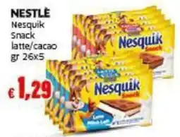 Mercati Alimentari Nesquik Snack latte/cacao offerta