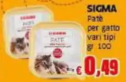 Mercati Alimentari Sigma Patè per gatto offerta