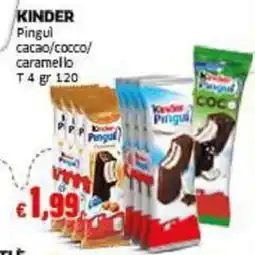 Mercati Alimentari Kinder Pingui cacao/cocco/caramello offerta