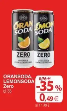 Docks Cash&Carry Oransoda, Lemonsoda Zero offerta